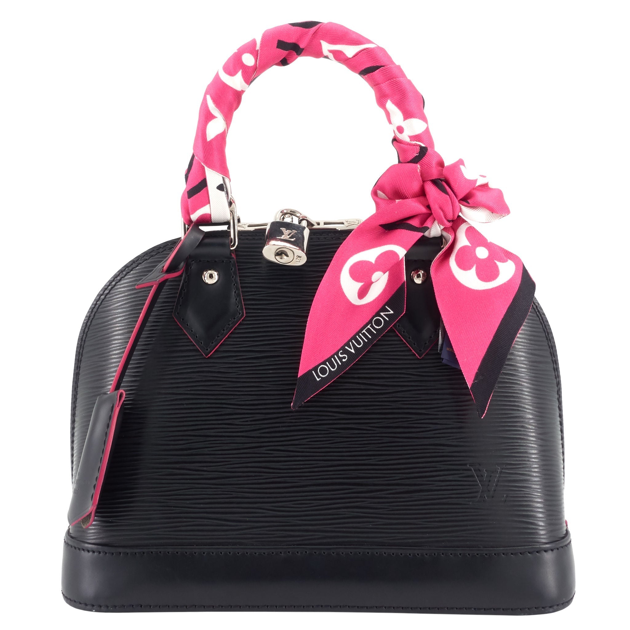 Louis Vuitto Alma BB Epi Leather Bag with Bandeau