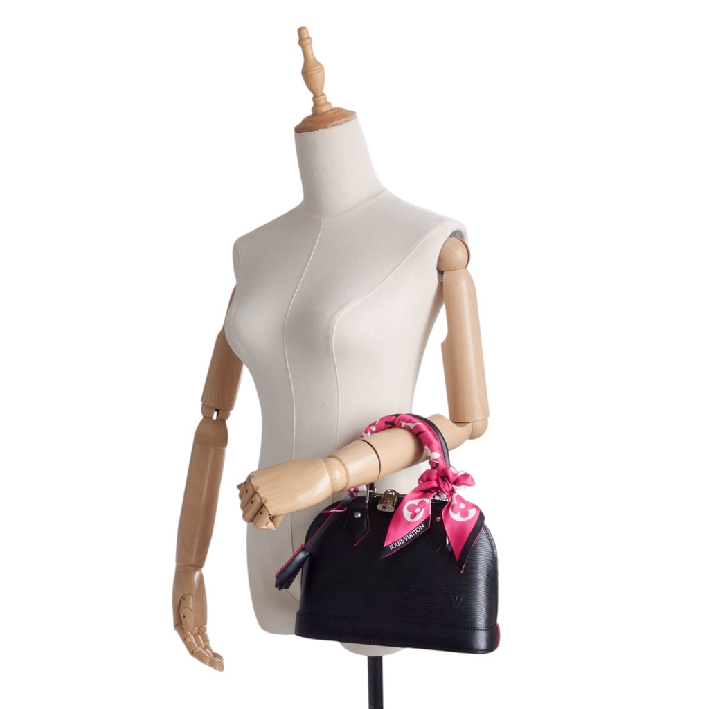 Louis Vuitto Alma BB Epi Leather Bag with Bandeau