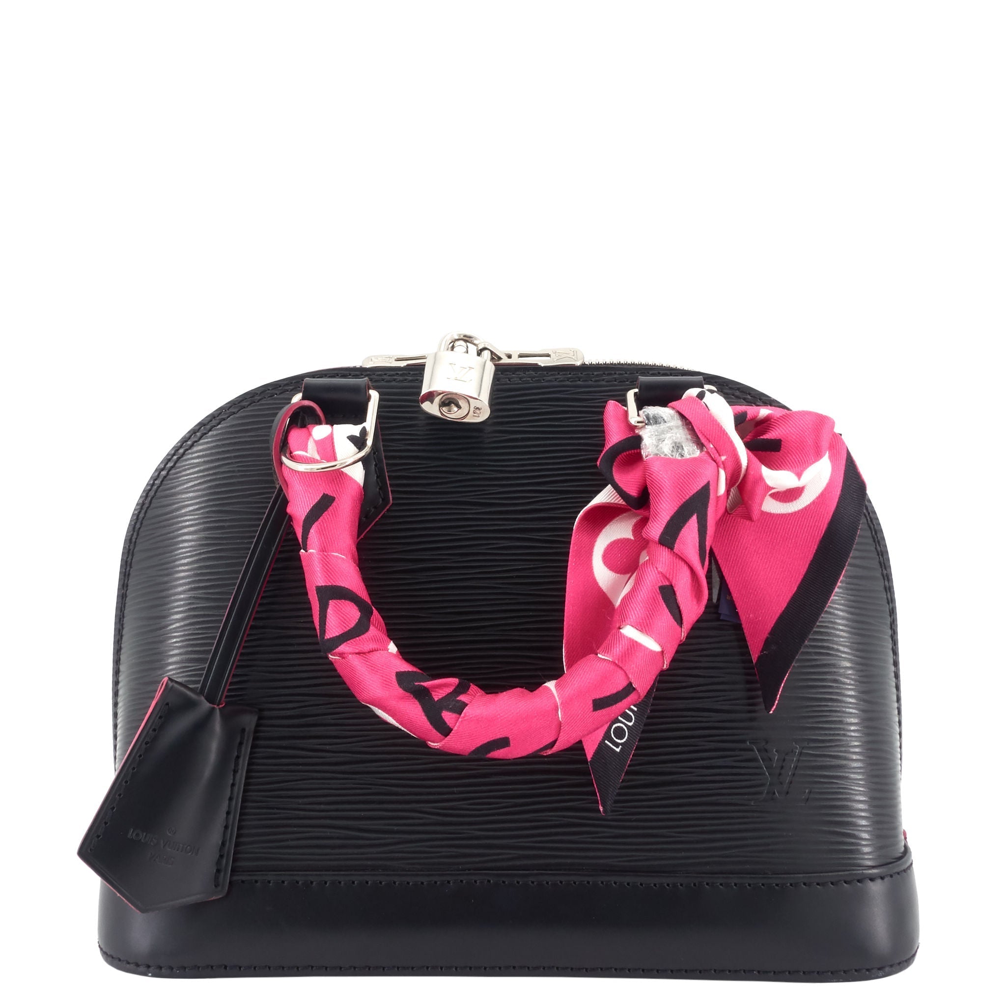 Louis Vuitto Alma BB Epi Leather Bag with Bandeau