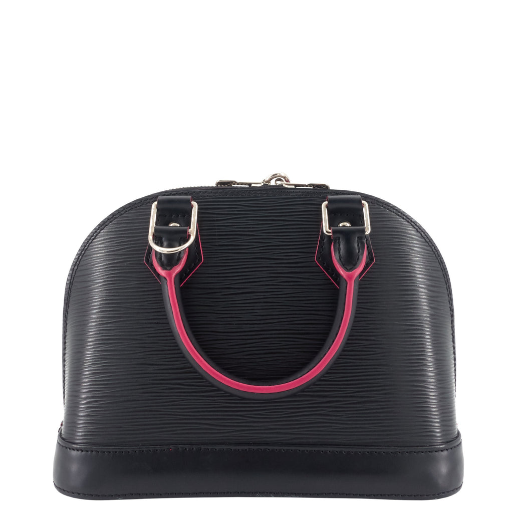 Louis Vuitto Alma BB Epi Leather Bag with Bandeau