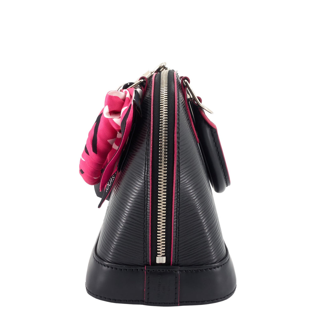 Louis Vuitto Alma BB Epi Leather Bag with Bandeau