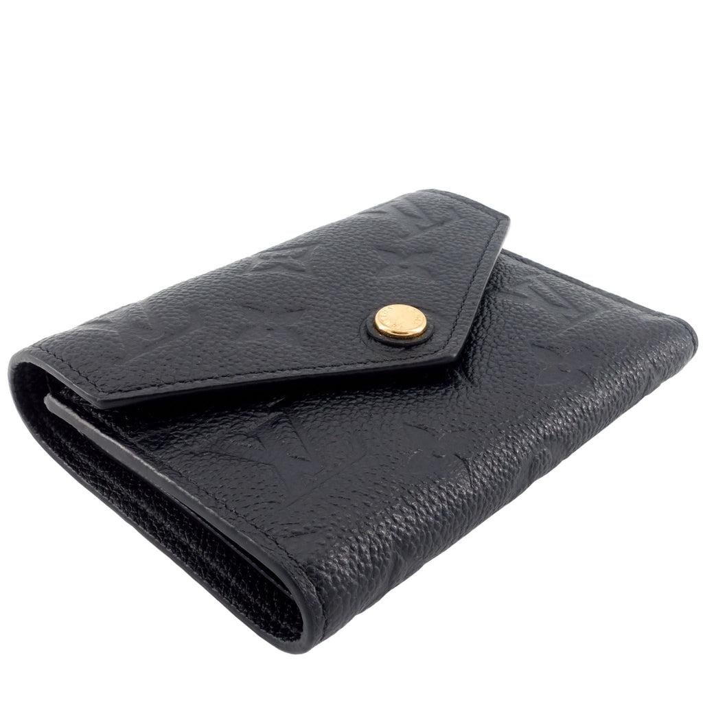 Louis Vuitto Victorine Monogram Empreinte Leather Bifold Wallet