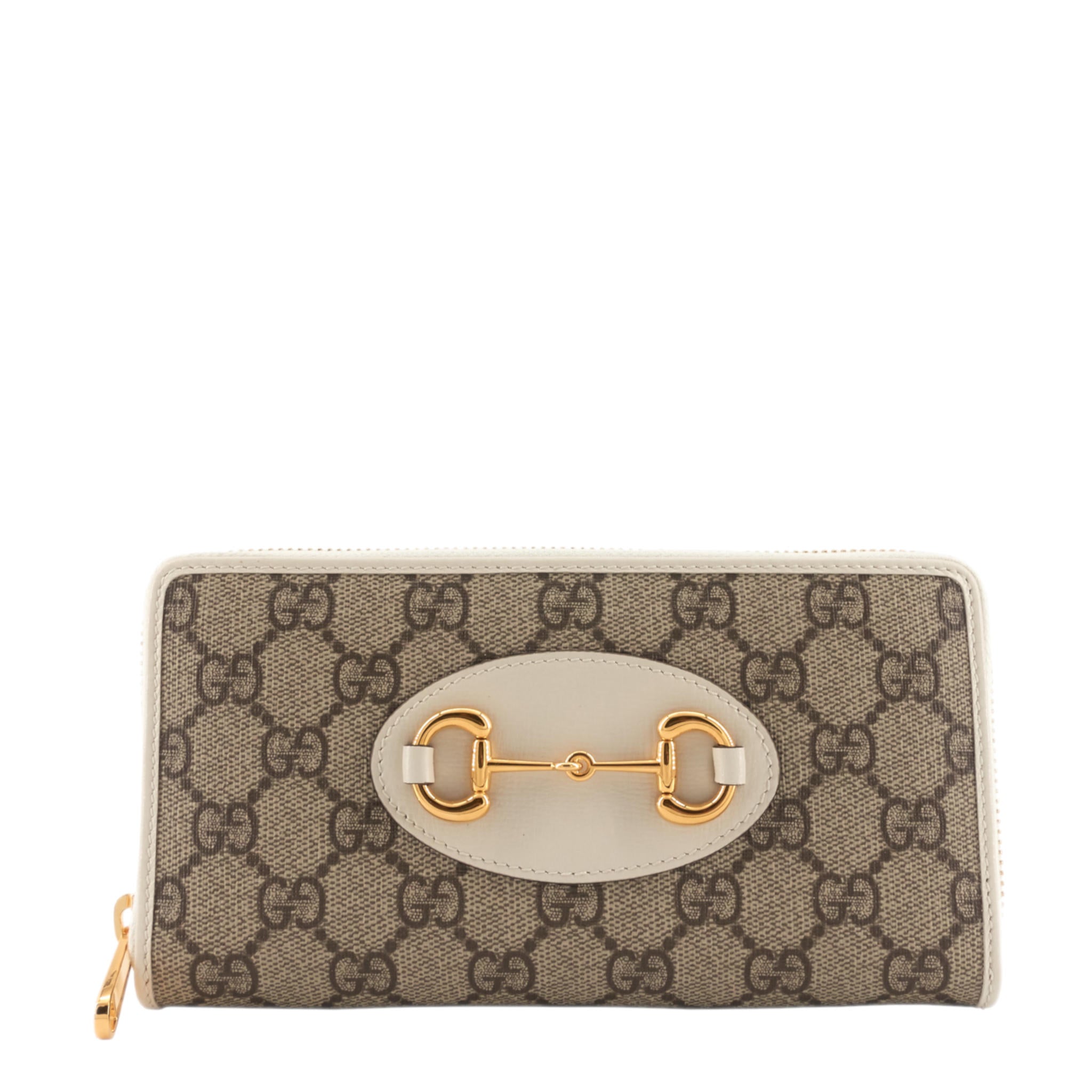 Gucci Horsebit 1955 GG Supreme Canvas Zip Around Wallet