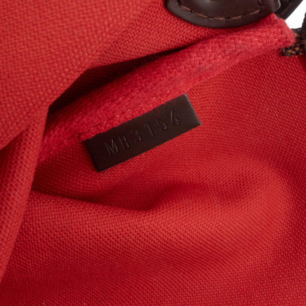 Louis Vuitto Eva Damier Ebene Crossbody Bag