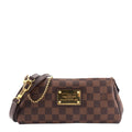 Louis Vuitto Eva Damier Ebene Crossbody Bag