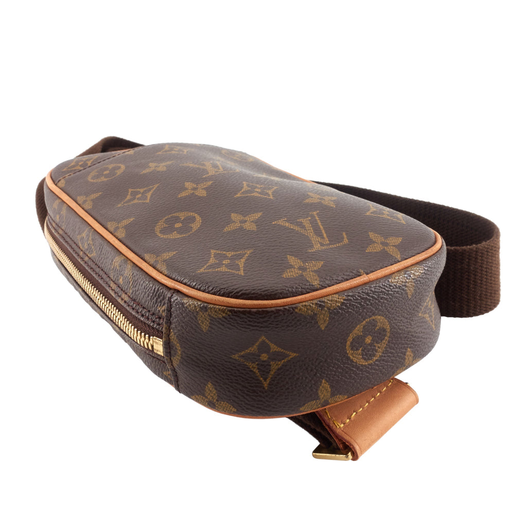 Louis Vuitto Pochette Gange Monogram Canvas Bag