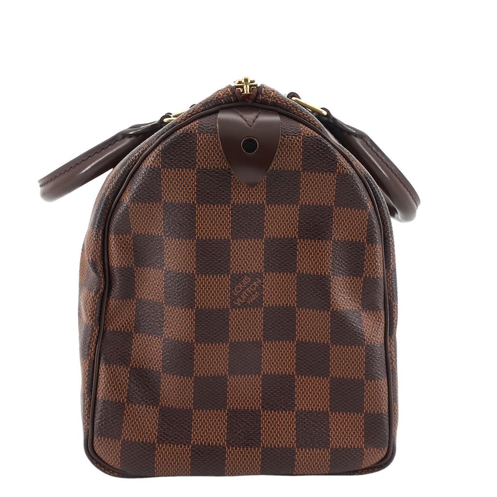Louis Vuitto Speedy 25 Damier Ebene Canvas Bag