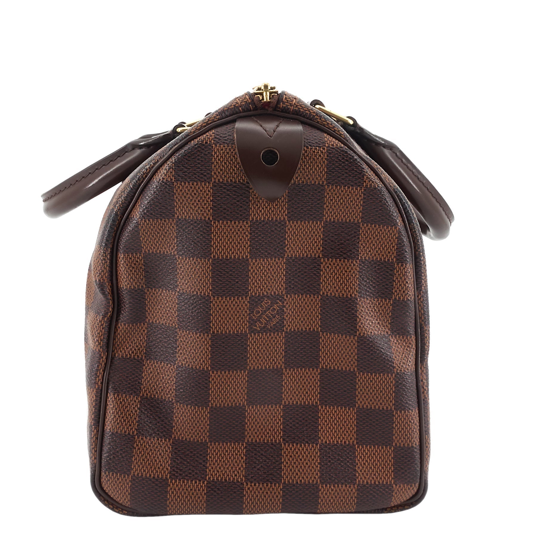 Louis Vuitto Speedy 25 Damier Ebene Canvas Bag