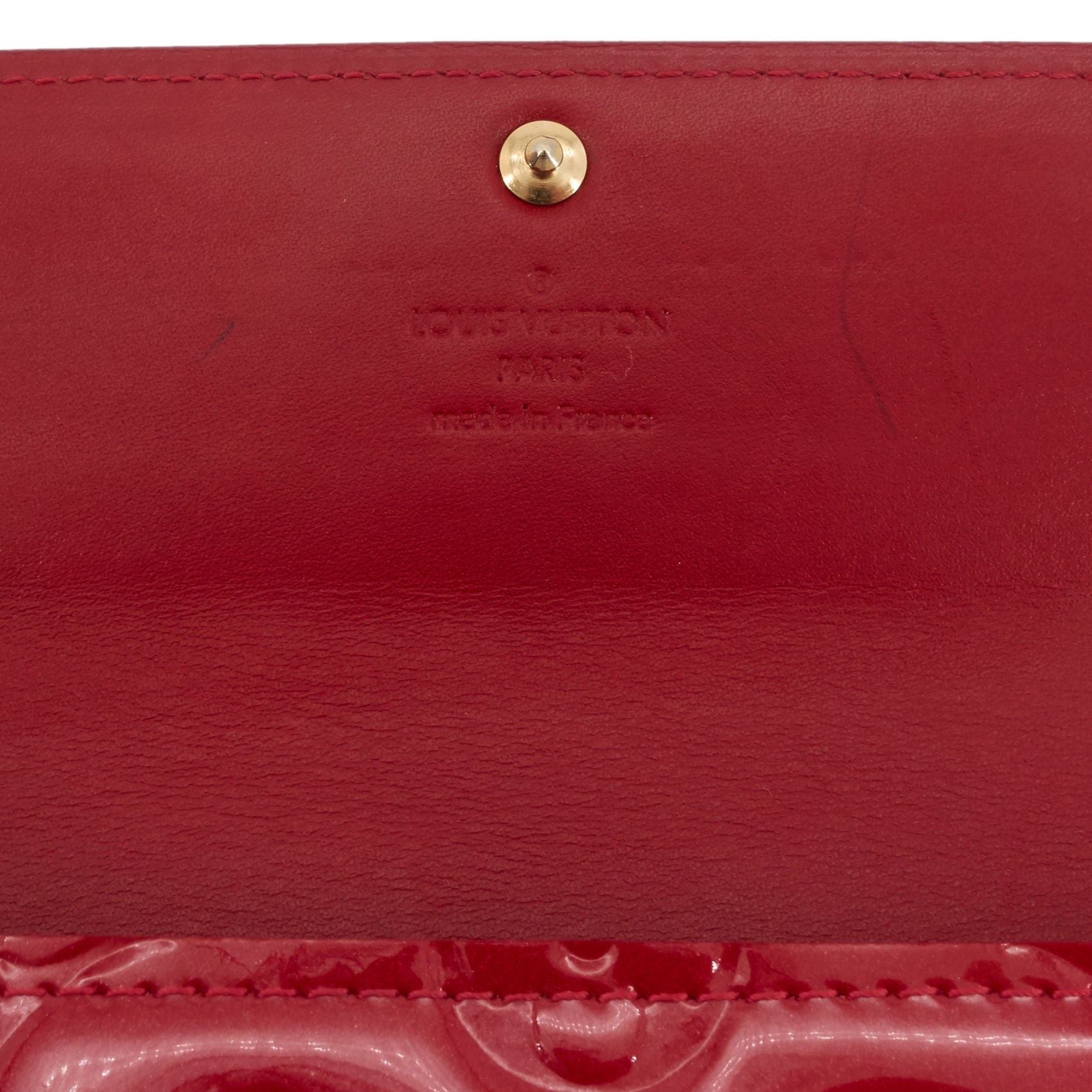 Louis Vuitto Sarah Vernis Leather Wallet