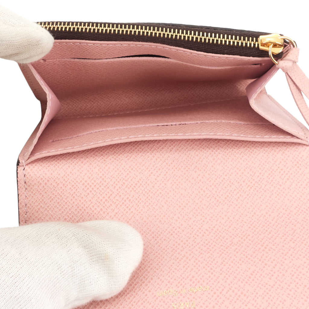 Louis Vuitto Rosalie Damier Ebene Coin Pouch