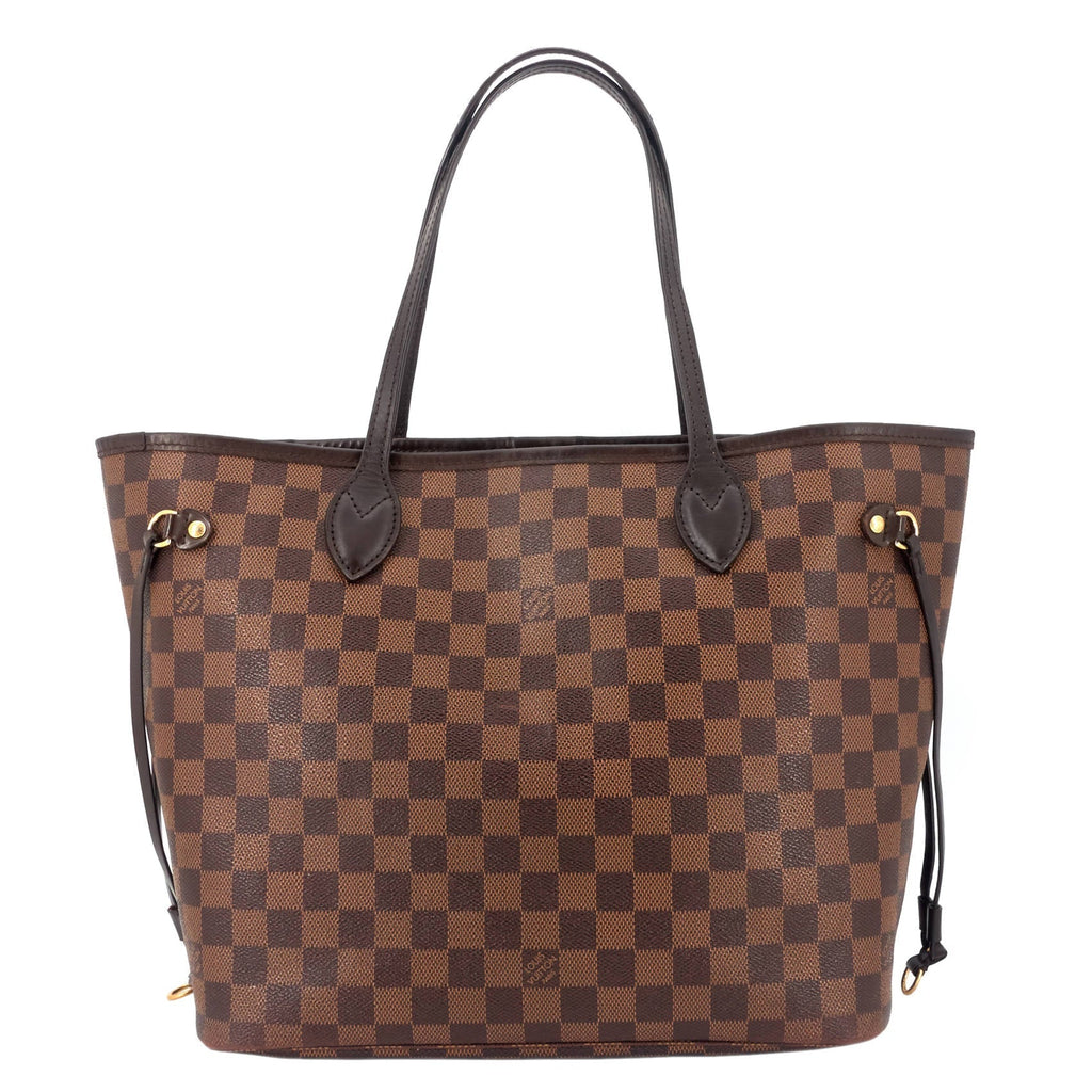 Louis Vuitto Neverfull MM Damier Ebene Canvas Bag
