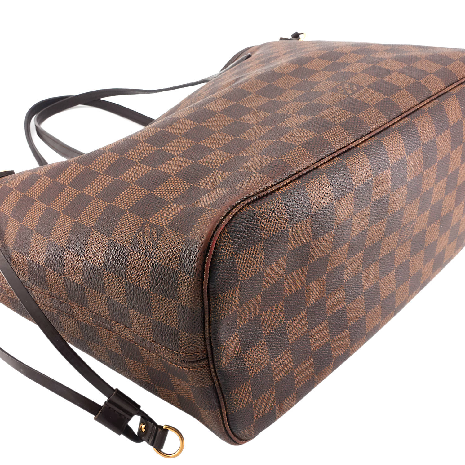 Louis Vuitto Neverfull MM Damier Ebene Canvas Bag