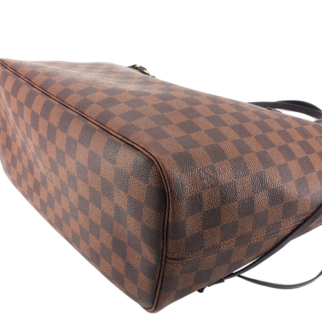 Louis Vuitto Neverfull MM Damier Ebene Canvas Bag