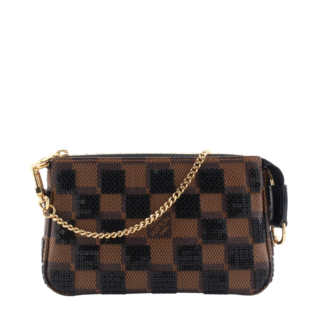 Louis Vuitto Damier Paillettes Mini Pochette Accessoires Bag