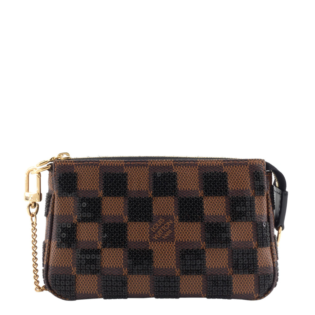 Louis Vuitto Damier Paillettes Mini Pochette Accessoires Bag