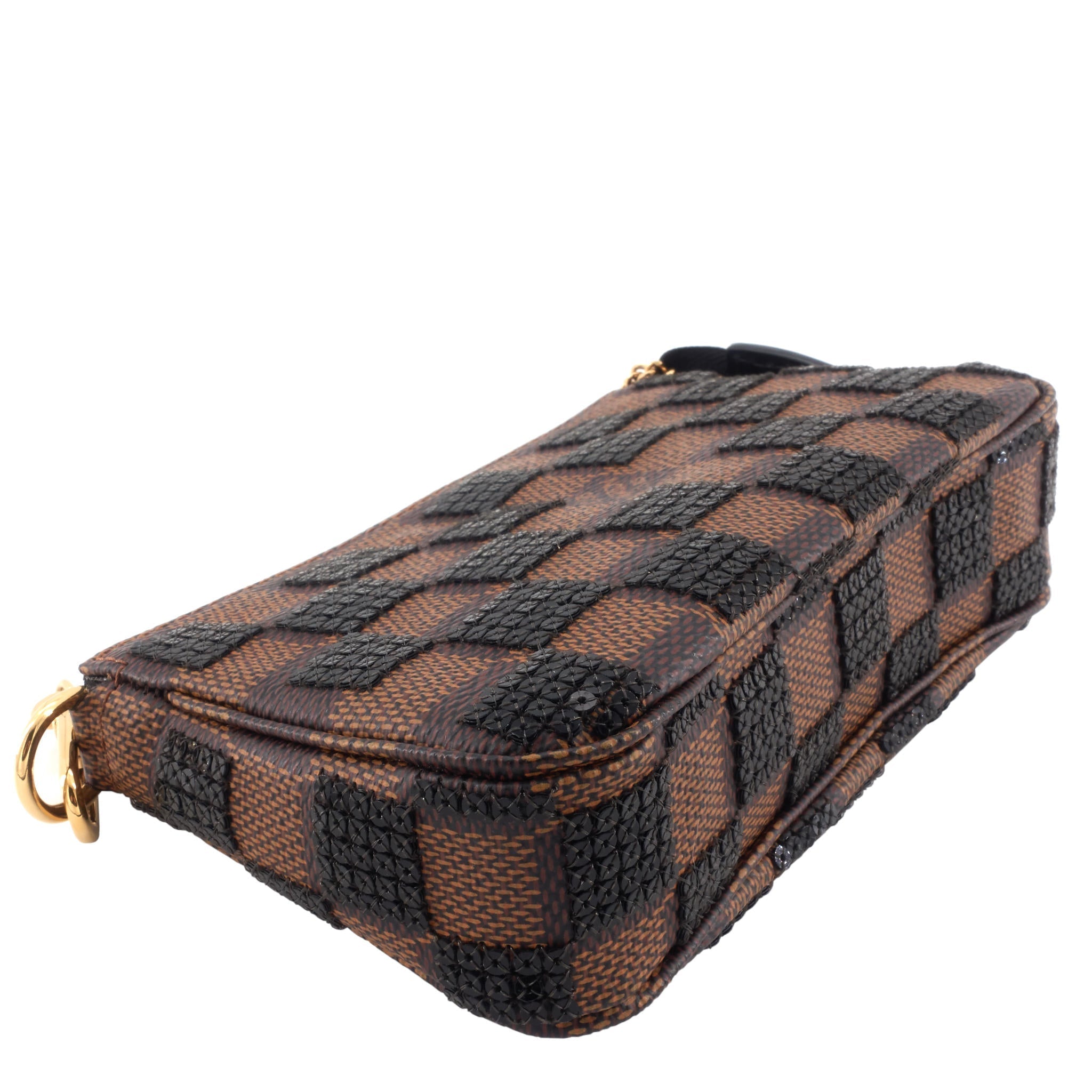 Louis Vuitto Damier Paillettes Mini Pochette Accessoires Bag
