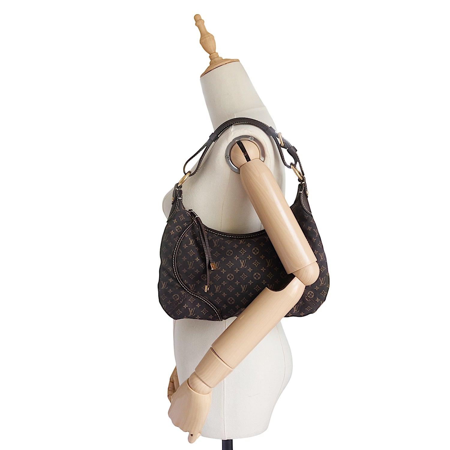 Louis Vuitto Manon PM Mini Lin Canvas Bag