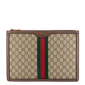 Gucci GG Supreme Canvas Web Ophidia Portfolio Pouch