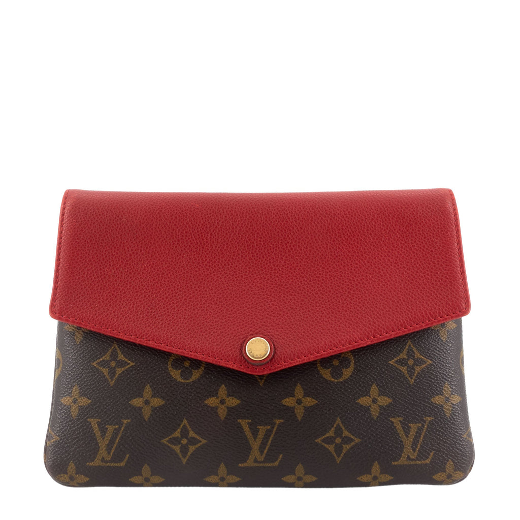 Louis Vuitto Twice Monogram Canvas Shoulder Bag
