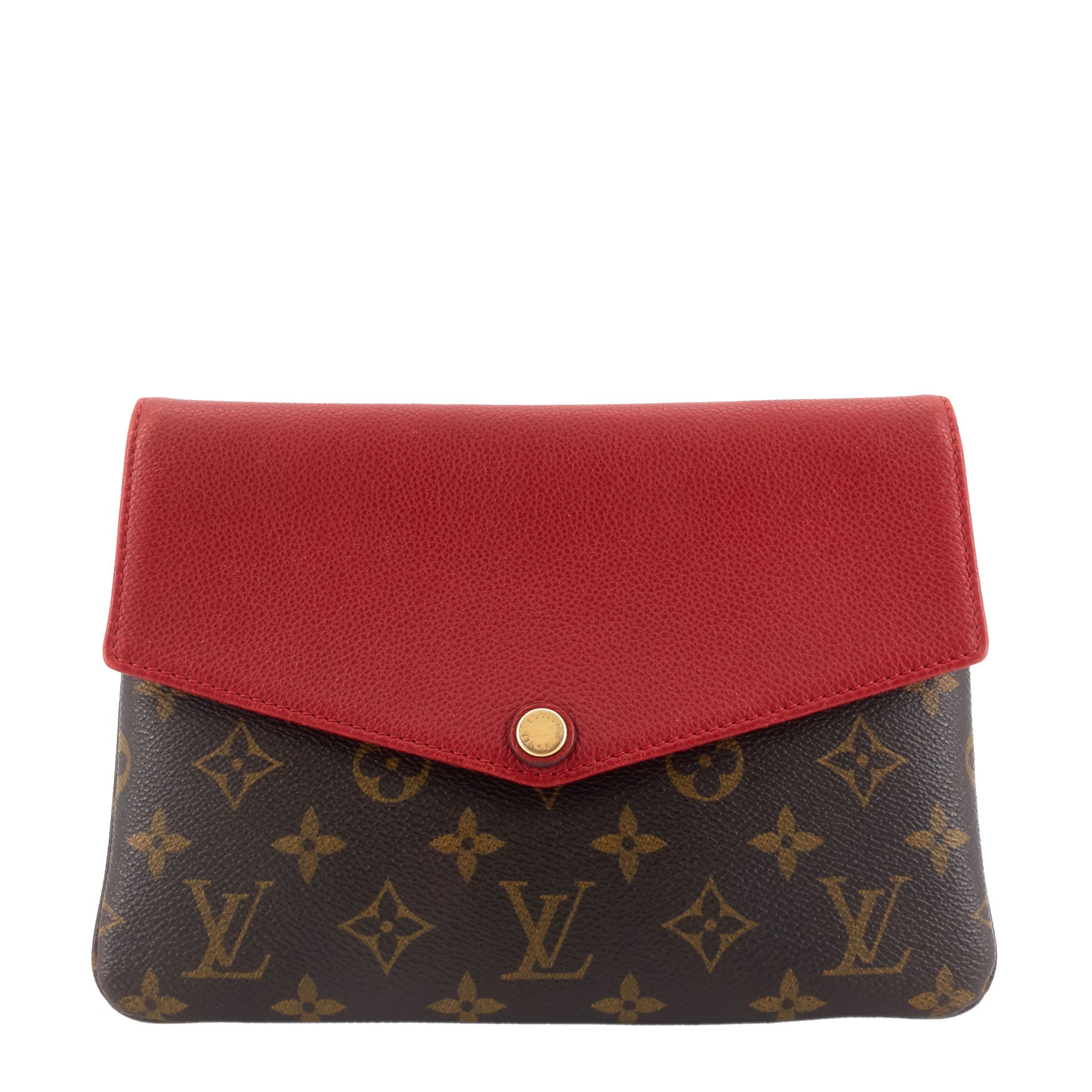 Louis Vuitto Twice Monogram Canvas Shoulder Bag