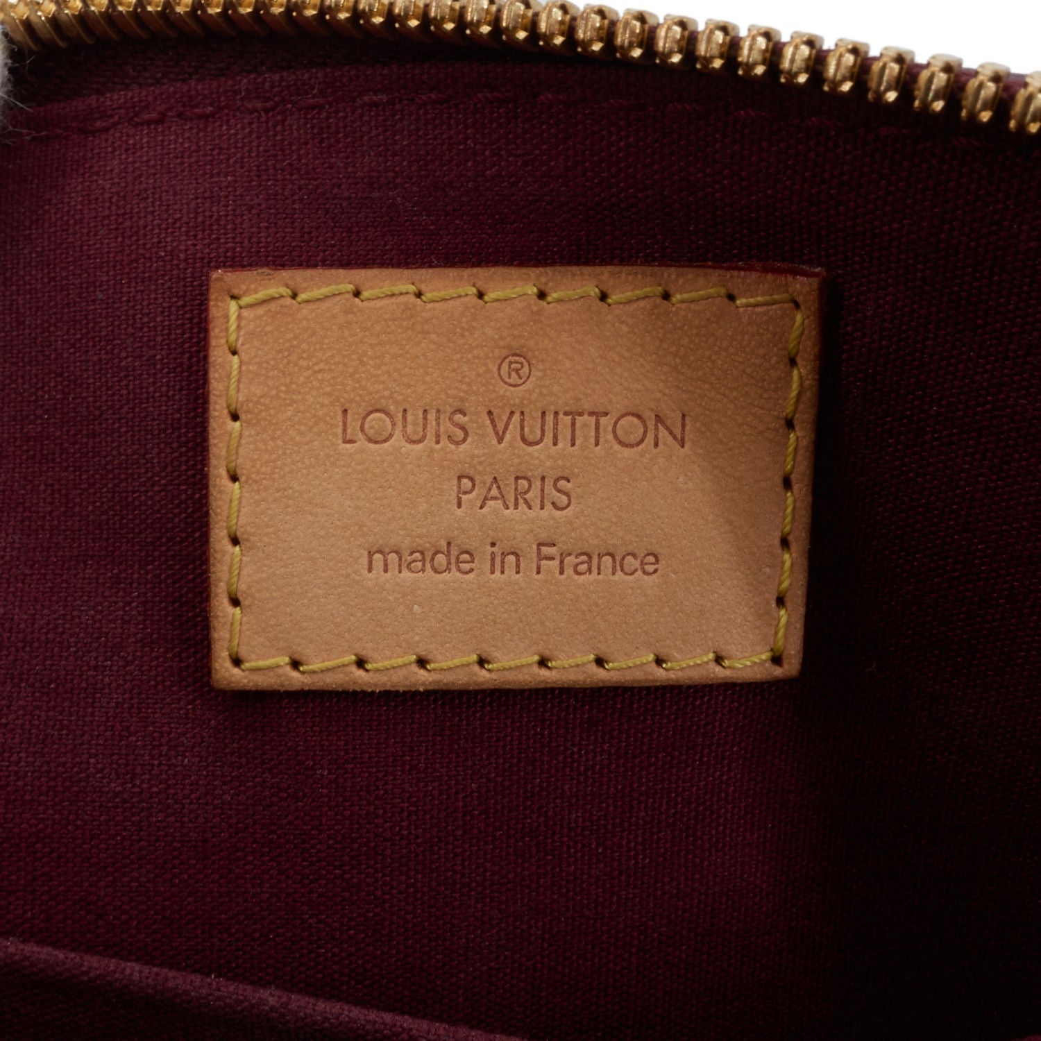 Louis Vuitto Alma BB Monogram Vernis Leather Bag