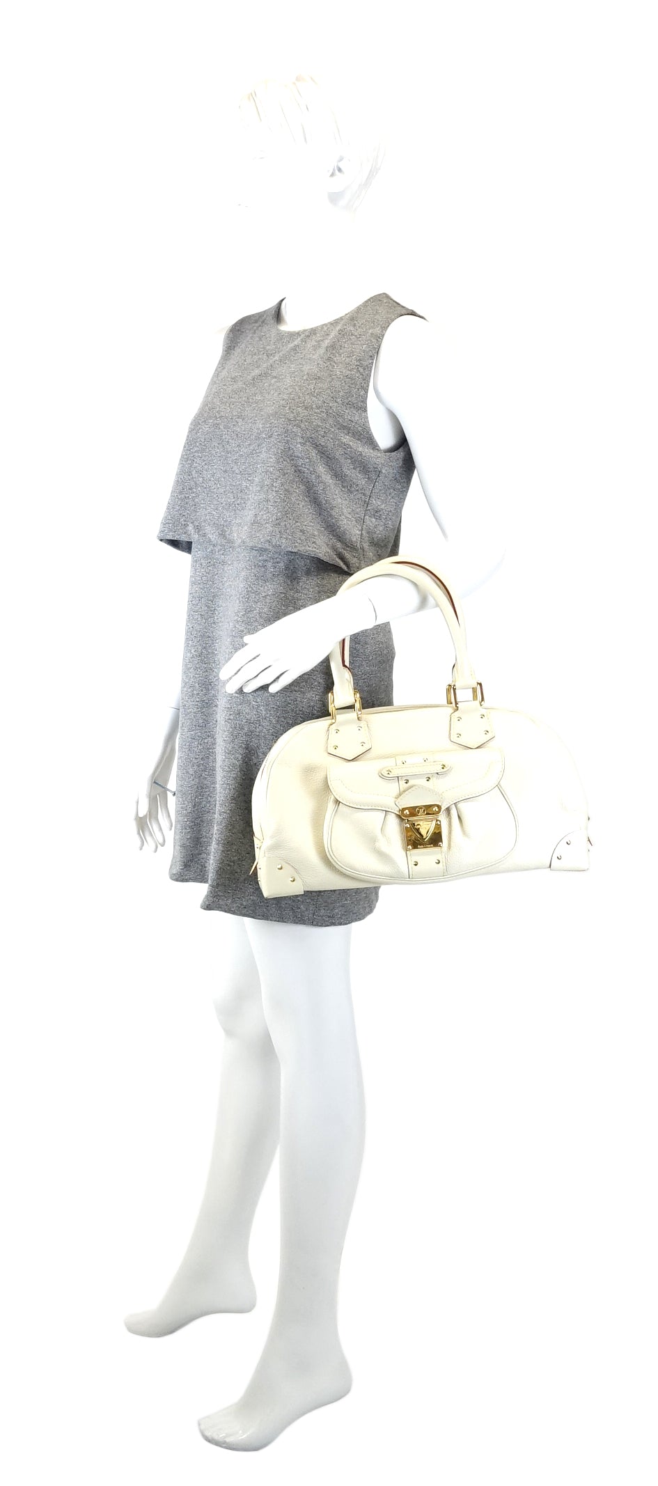 Louis Vuitto Le Superbe Suhali Goatskin Leather Handbag