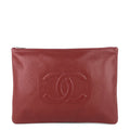 Chanel Timeless CC Caviar Leather Pouch