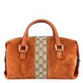 Gucci Boston Small Suede Bag