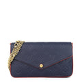 Louis Vuitto FÃ©licie Pochette Monogram Empreinte Leather Bag