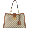 Gucci Padlock GG Supreme Canvas Medium Shoulder Bag