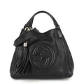 Gucci Soho Small Pebbled Calfskin Satchel Bag