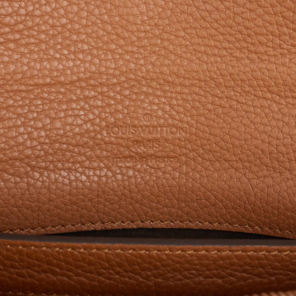 Louis Vuitto Serviette Dorian Taurillon Leather Briefcase Bag