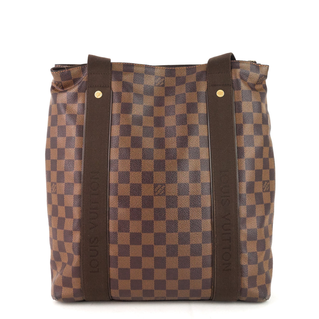 Louis Vuitto Cabas Beaubourg Damier Ebene Canvas Tote Bag