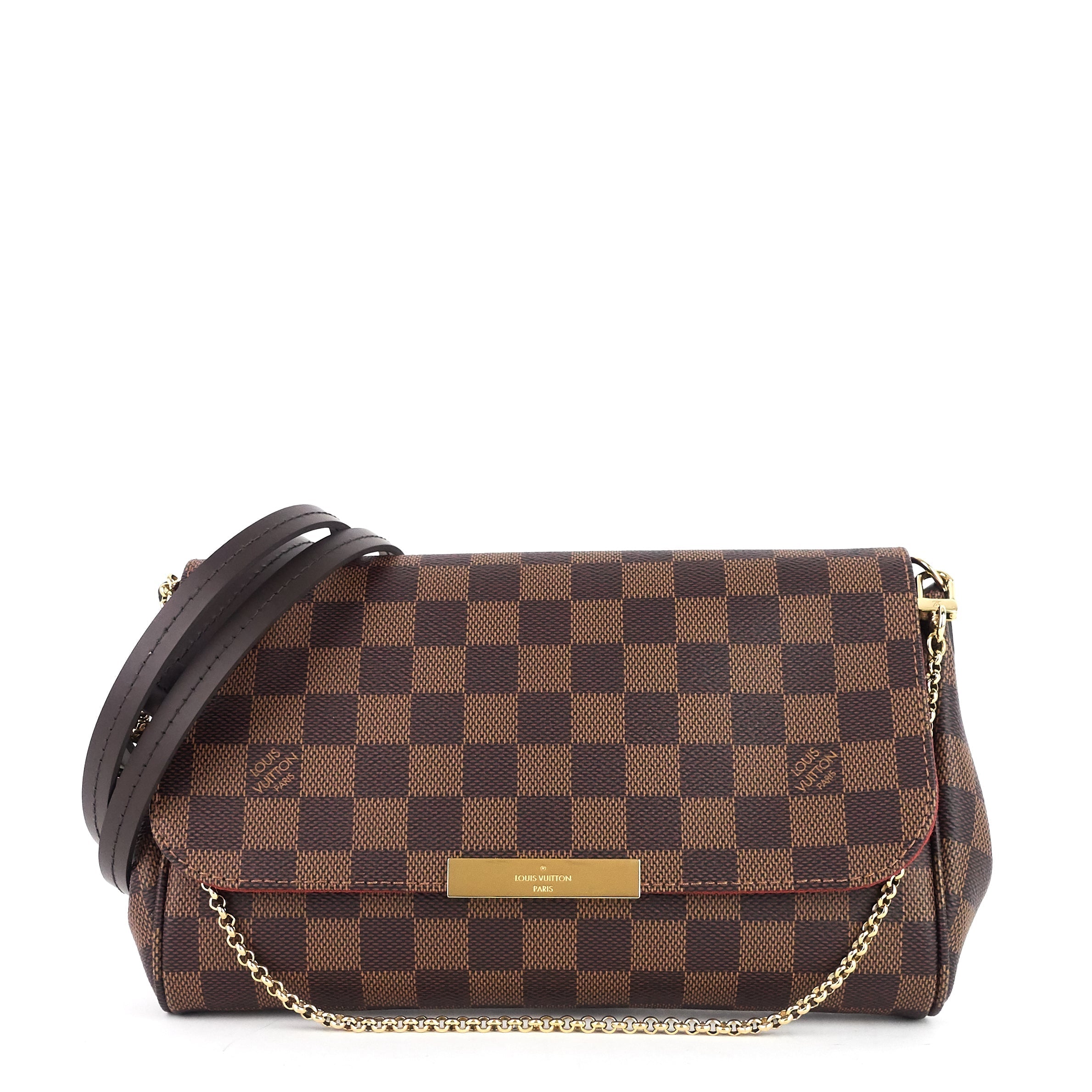 Louis Vuitto Favorite MM Damier Ebene Canvas Bag