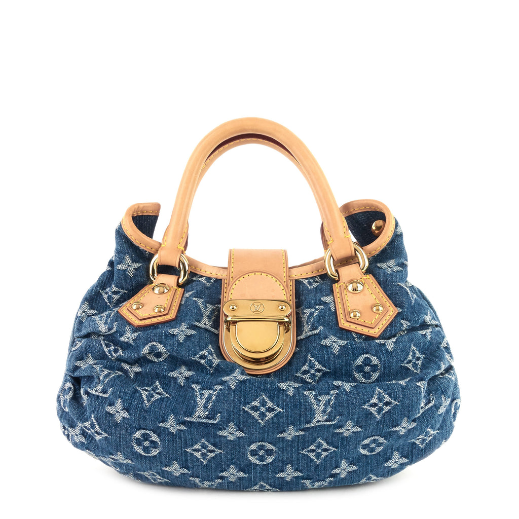 Louis Vuitto Pleaty Monogram Denim Bag