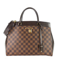 Louis Vuitto Rivoli MM Damier Ebene Canvas Tote Bag