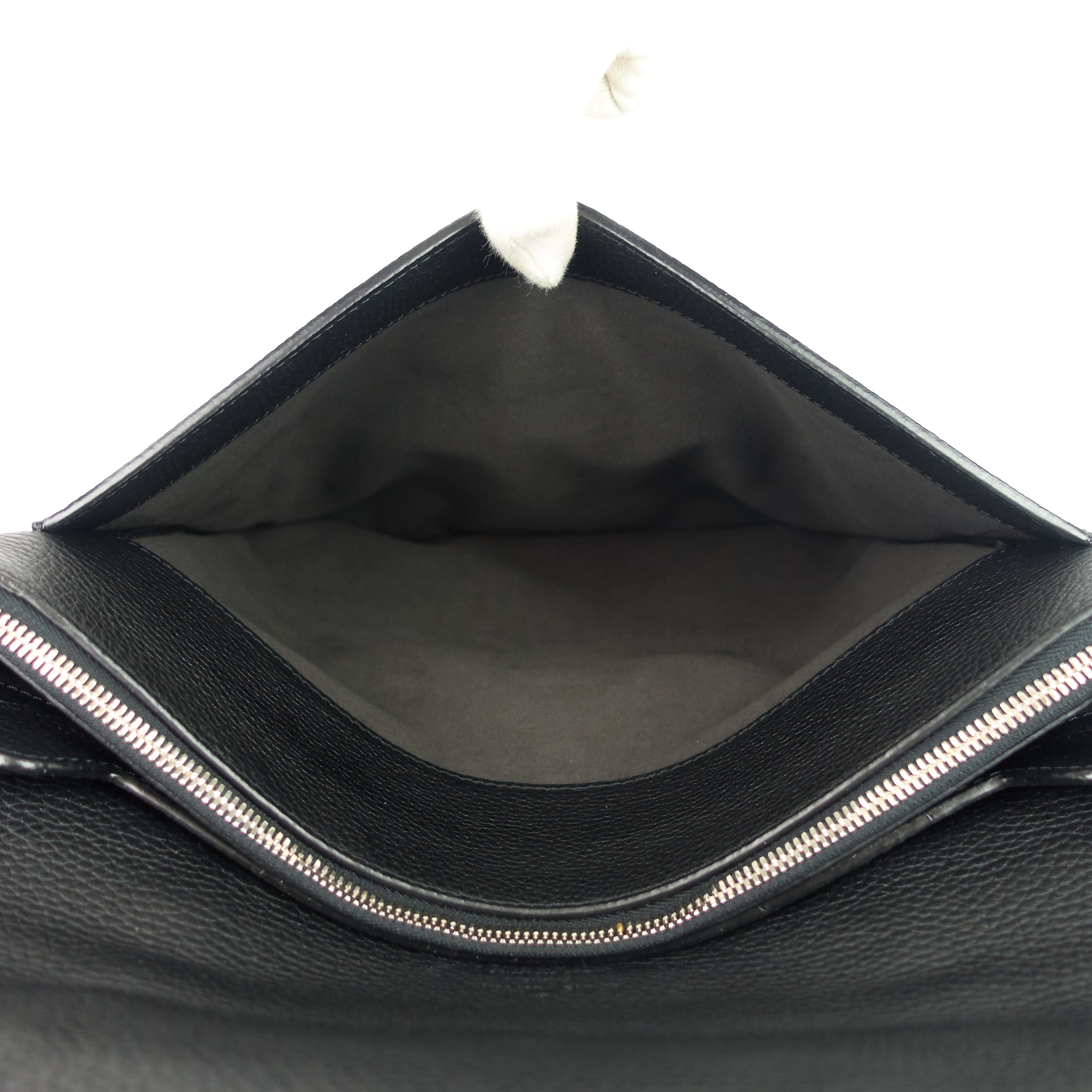 Louis Vuitto Serviette Dorian Taurillon Leather Briefcase Bag