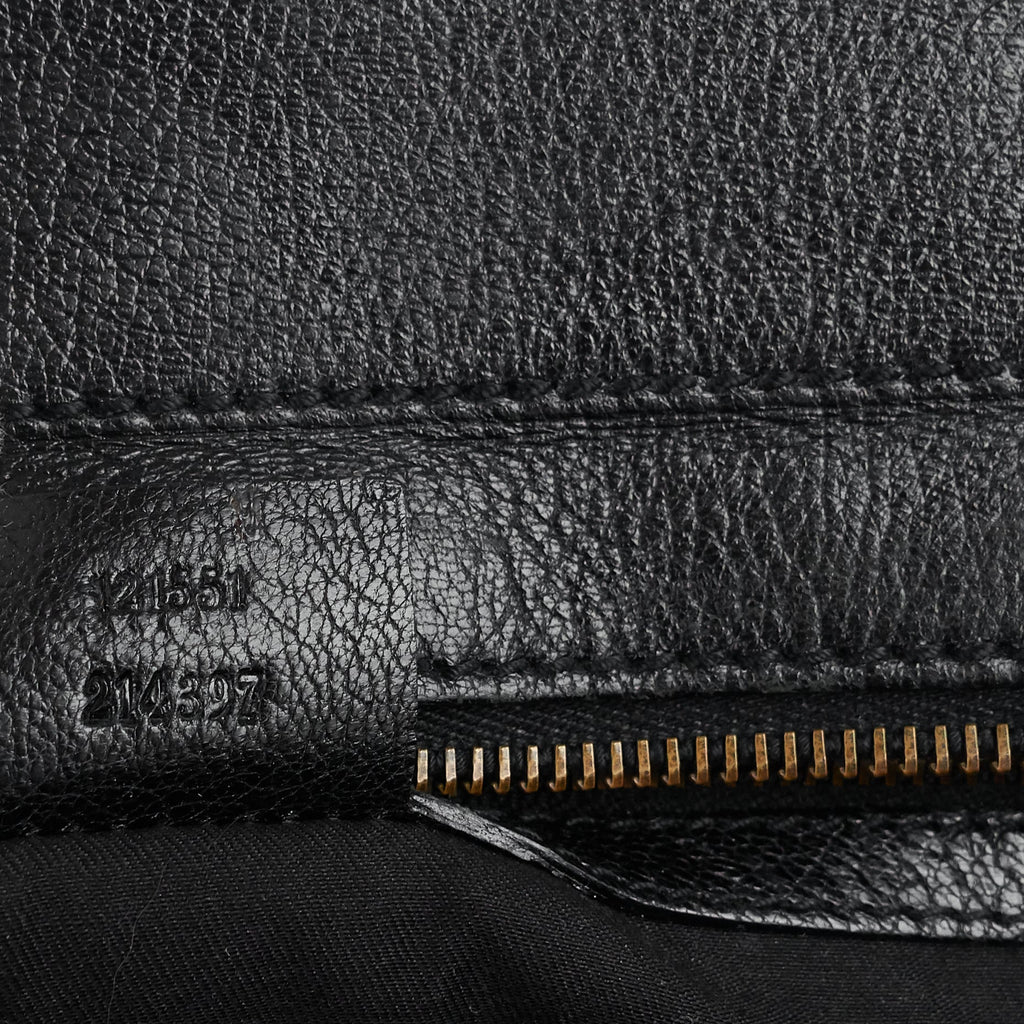 Blondie Leather Monogram Logo Handbag