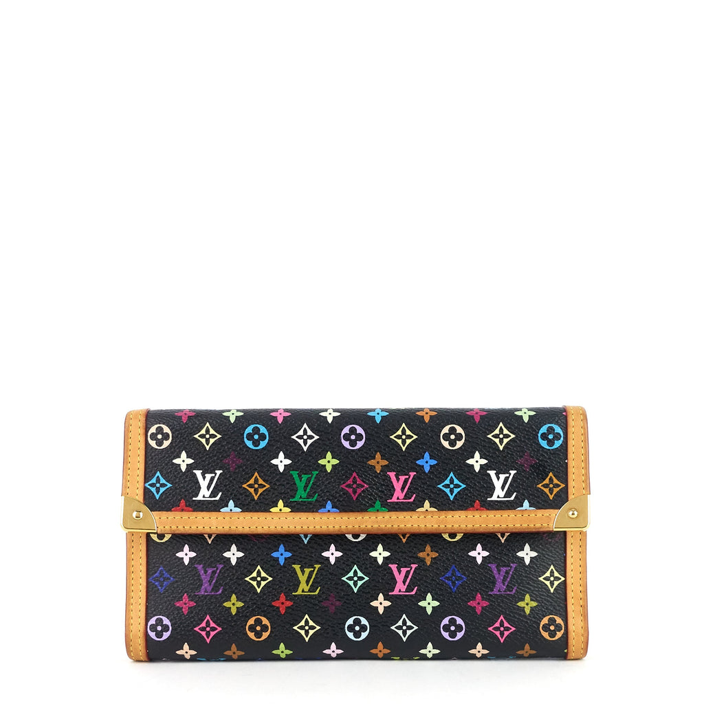 Louis Vuitto Porte Tresor Monogram Multicolore Canvas Wallet