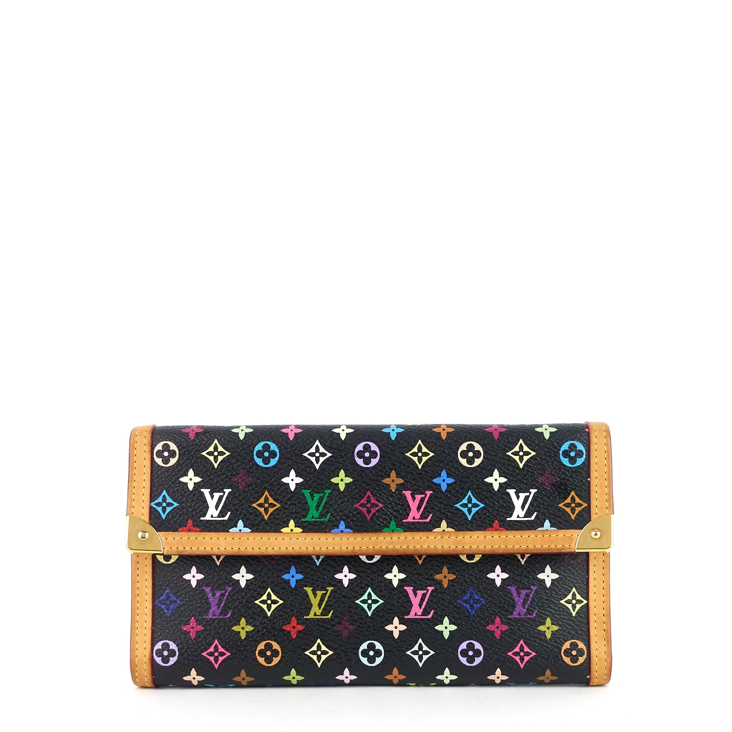 Louis Vuitto Porte Tresor Monogram Multicolore Canvas Wallet