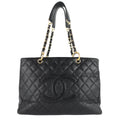 Chanel Grand Shopping Tote GST Caviar Leather Bag