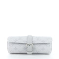 Louis Vuitto 3 Watch Case Monogram Antarctica Canvas Bag