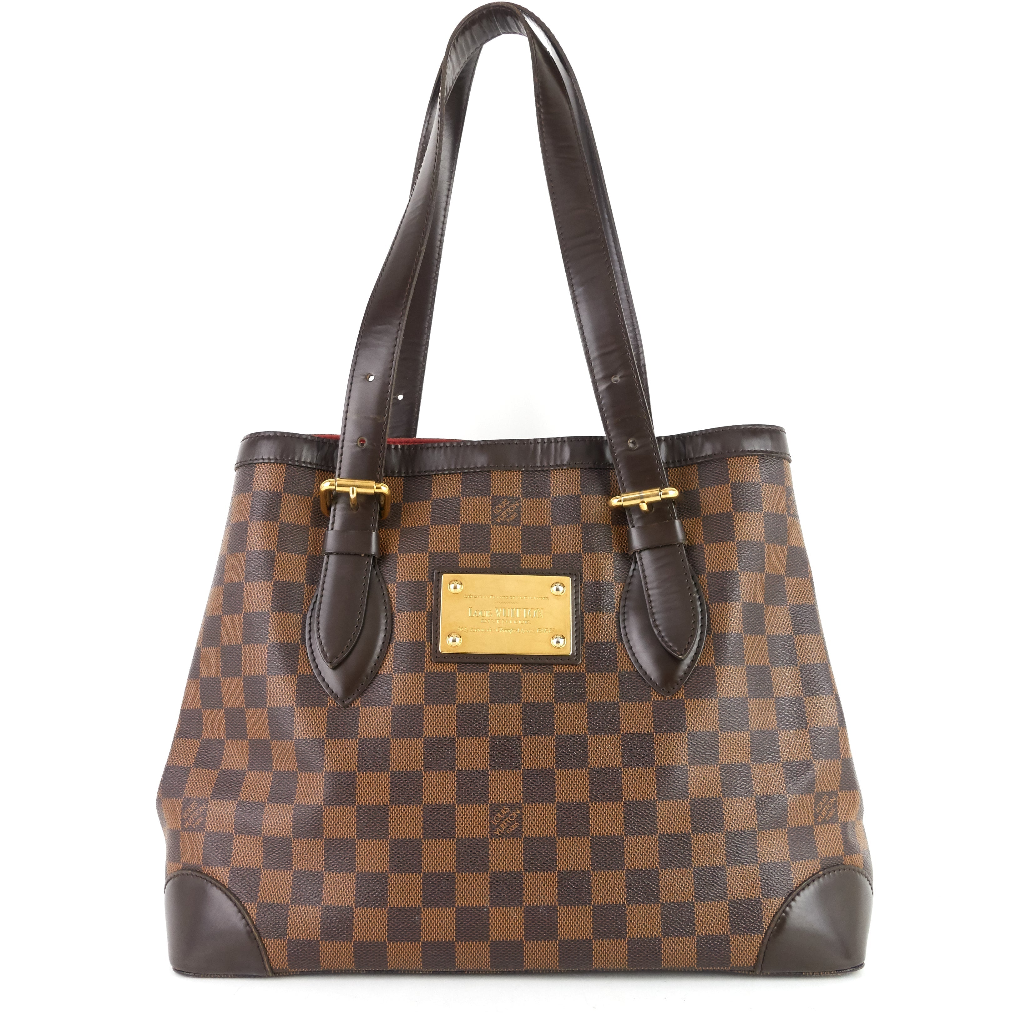 Louis Vuitto Hampstead MM Damier Ebene Canvas Bag
