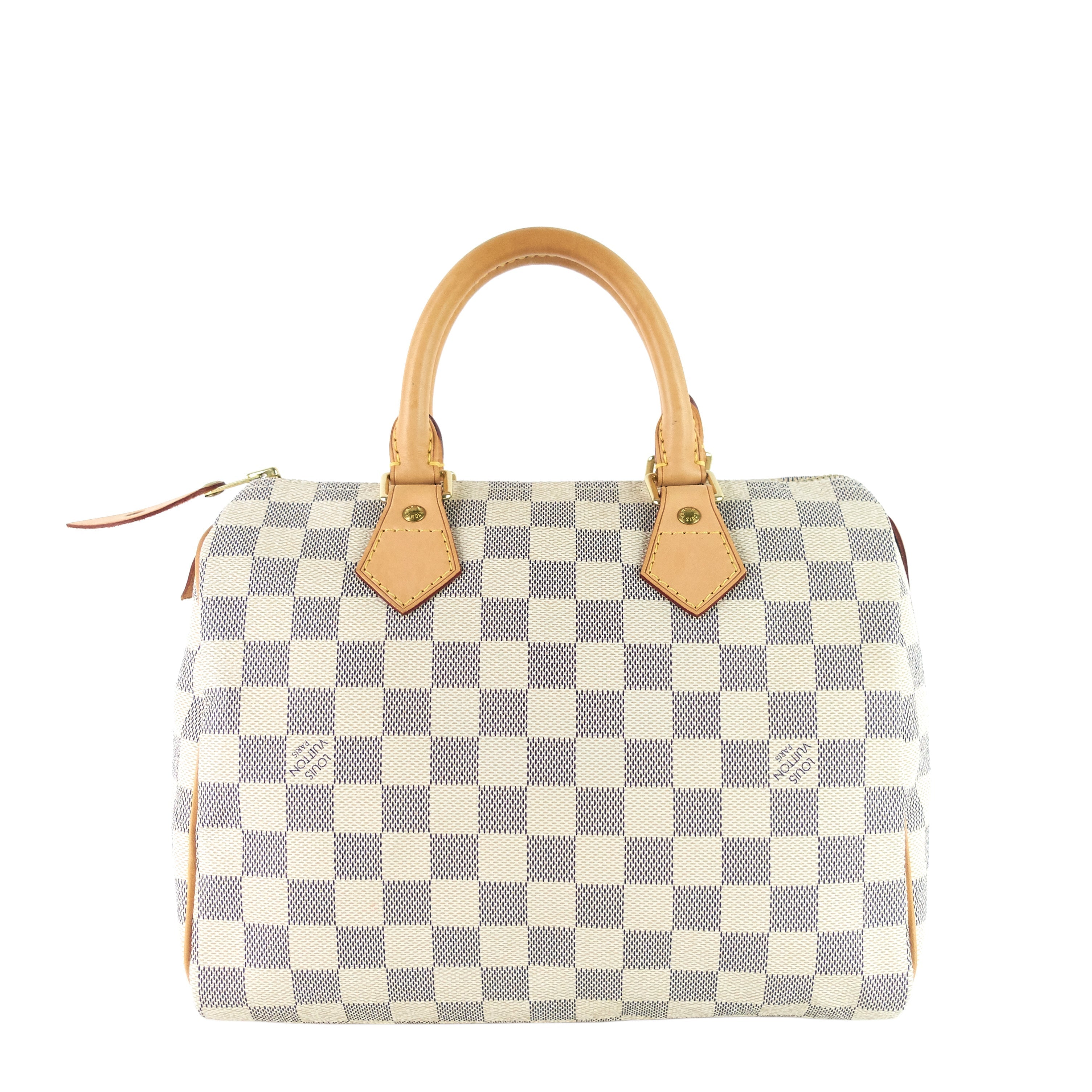Louis Vuitto Speedy 25 Damier Azur Canvas Bag