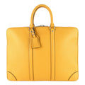 Louis Vuitto Porte-Documents Voyage PM Yellow Taurillon Leather Briefcase Bag