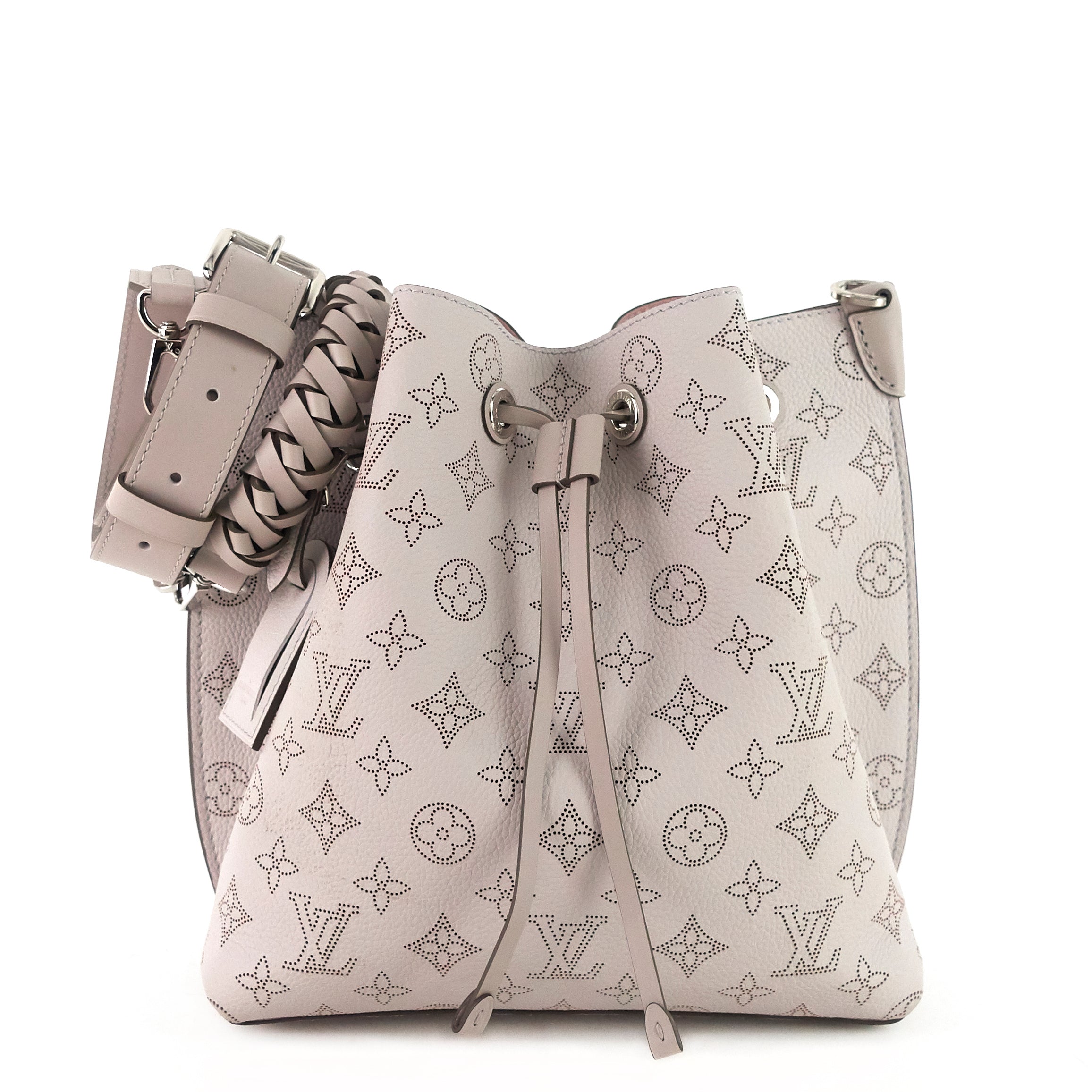 Louis Vuitto Muria Mahina Leather Hobo Bag
