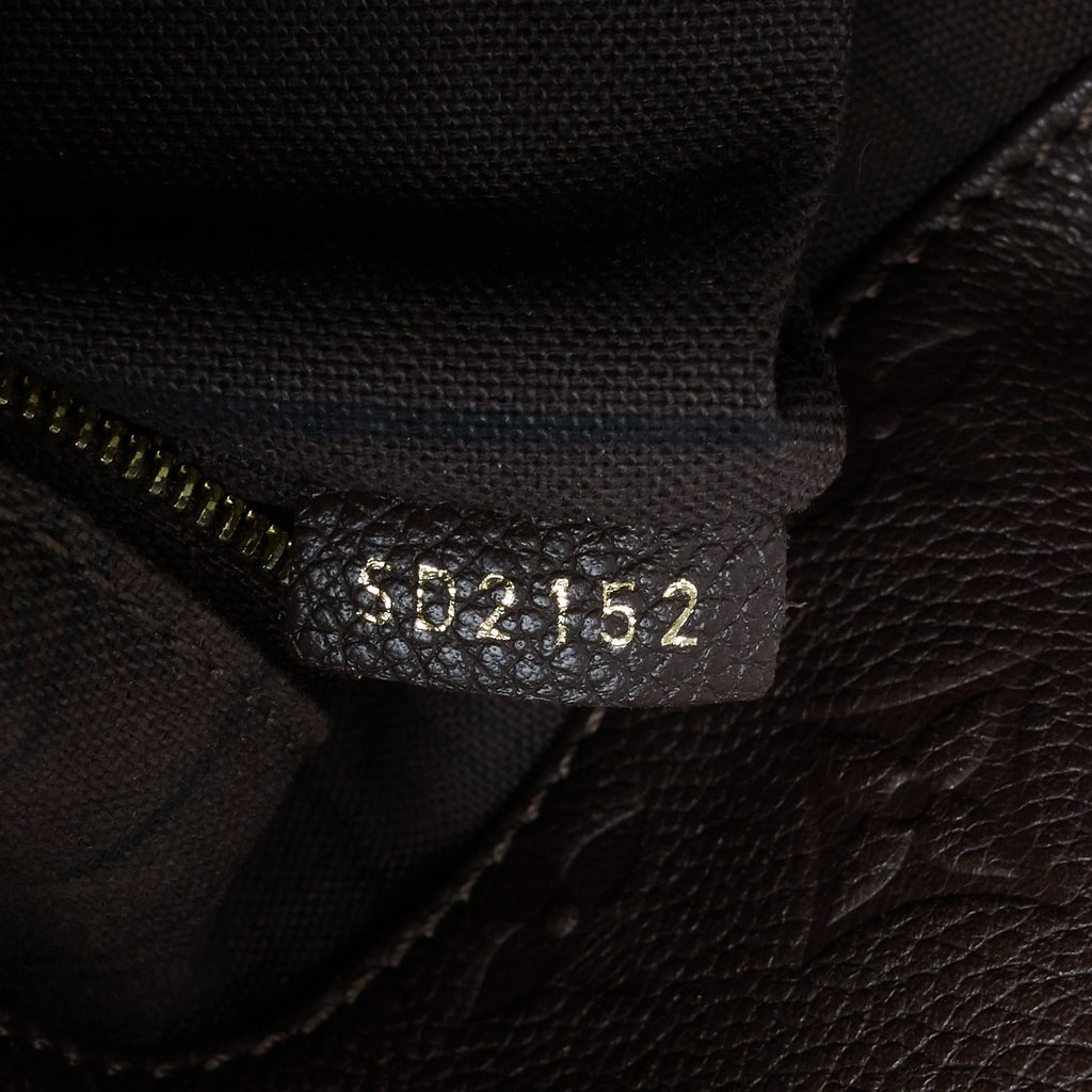 Louis Vuitto Artsy MM Monogram Empreinte Leather Bag