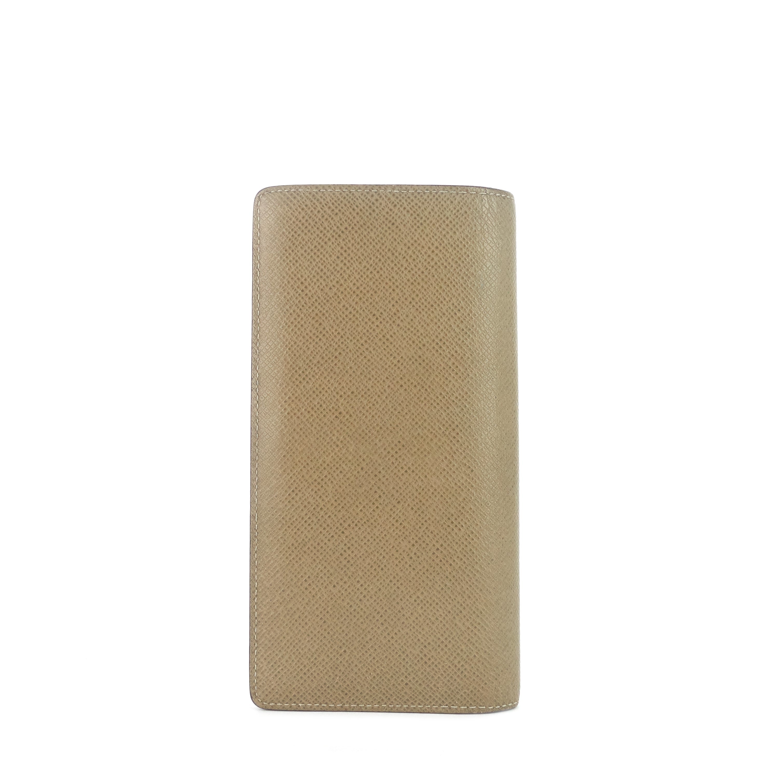 Louis Vuitto Brazza Taiga Leather Wallet