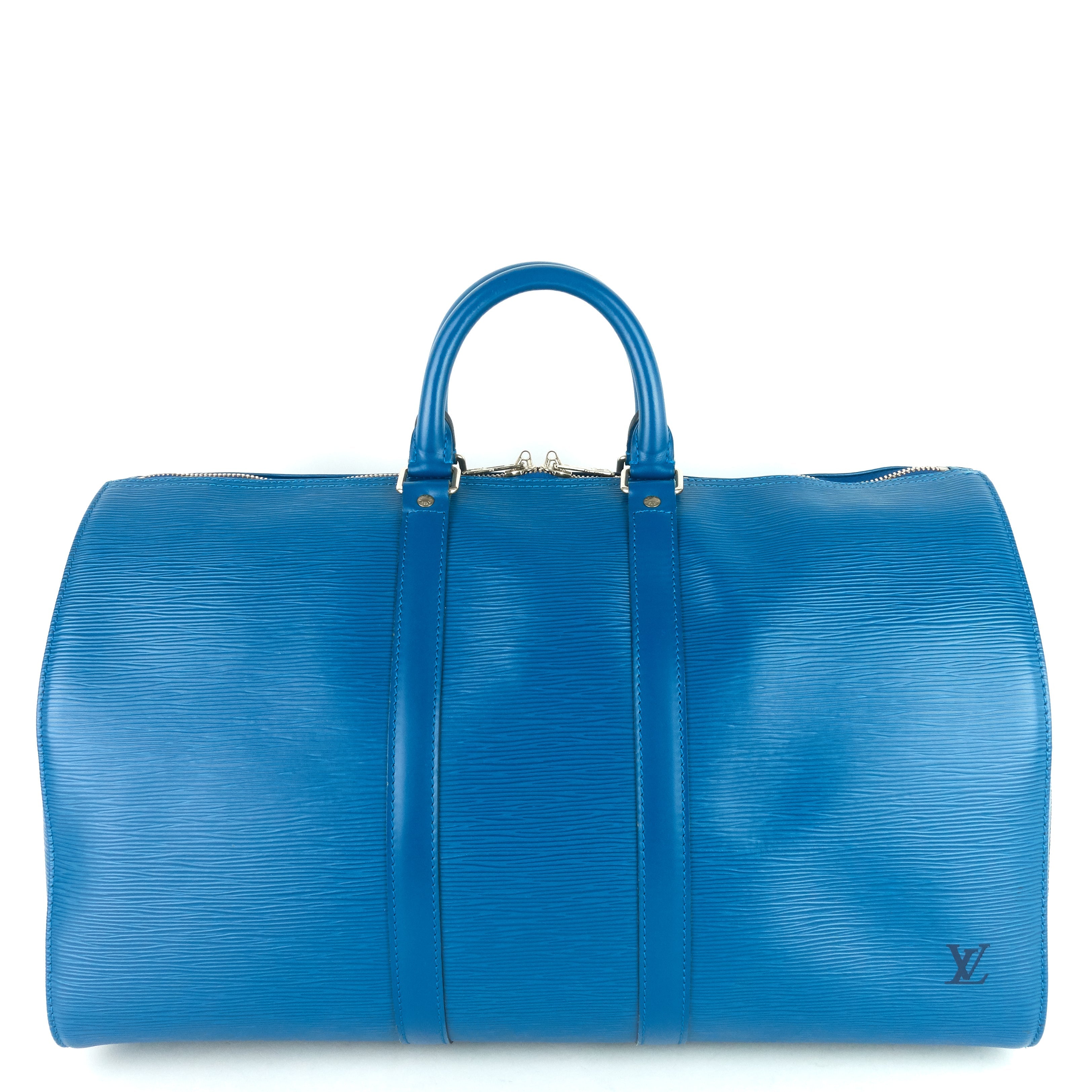 Louis Vuitto Keepall 45 Blue Epi Leather Bag