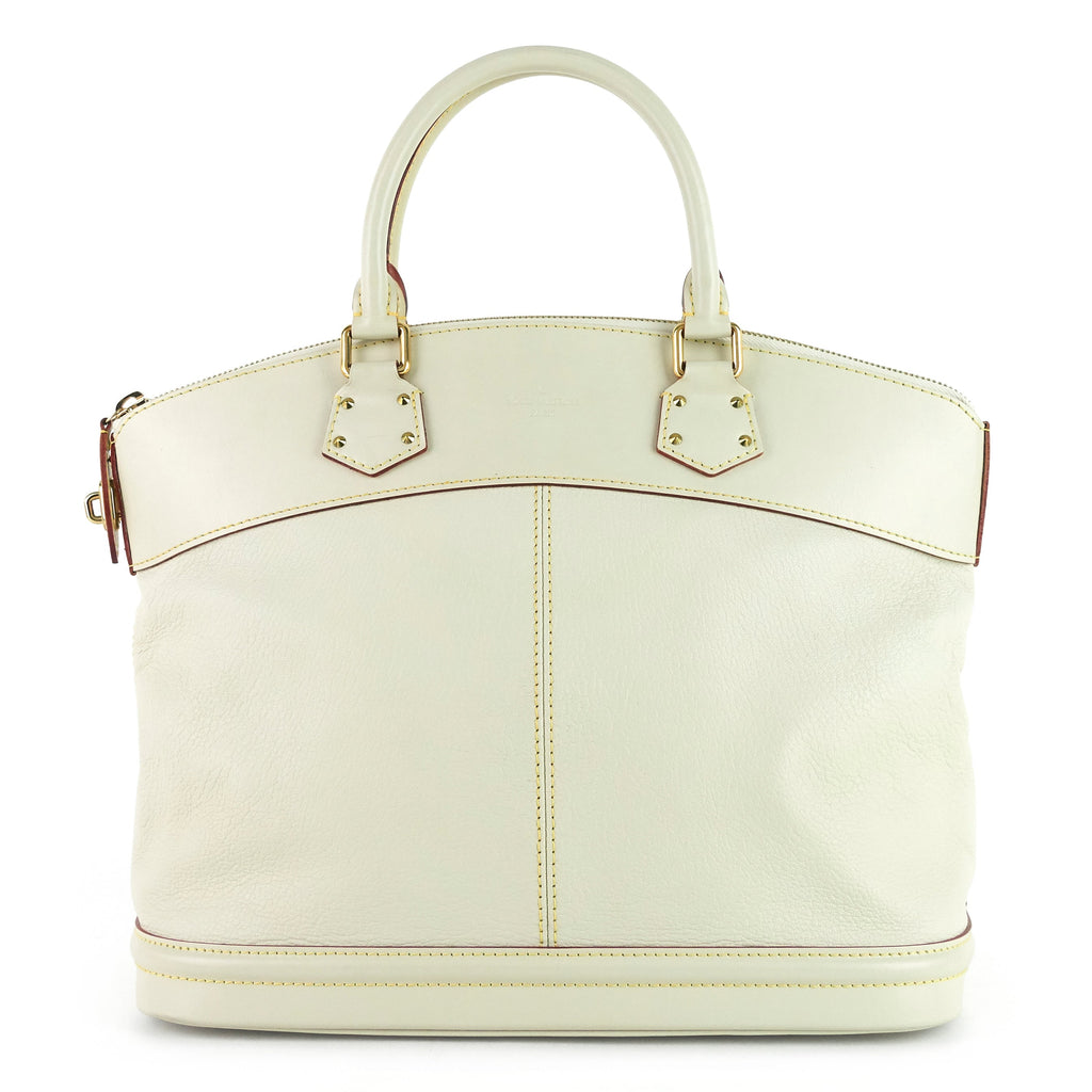 Louis Vuitto Suhali Lockit MM Goatskin Leather Handbag